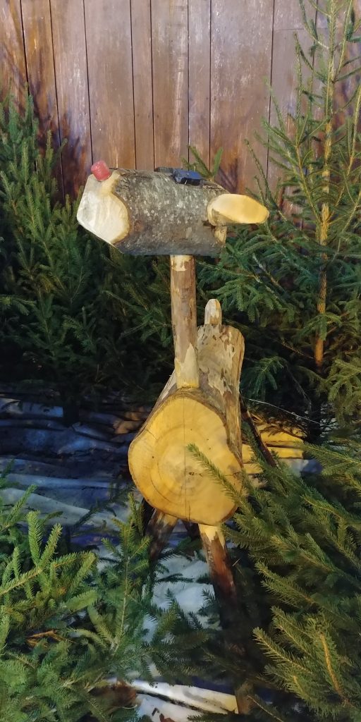 cerf décoratif en bois pour Noel